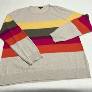 Talbots colorblock sweater